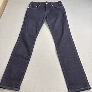 JEANS RELAXED SKINNY True Religion WOMEN 31 Rocco DARK COPPER  BUTTON   NWOT